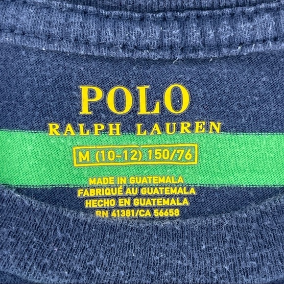 Polo Ralph Lauren Striped Long Sleeve T-Shirt Sz M - Picture 5 of 6
